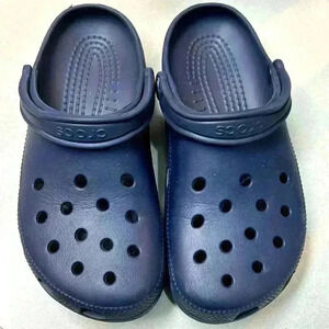 Crocs Classic Clog Navy Blue Unisex Women's Size 9 Men's Size 11 Light Feet Shoe